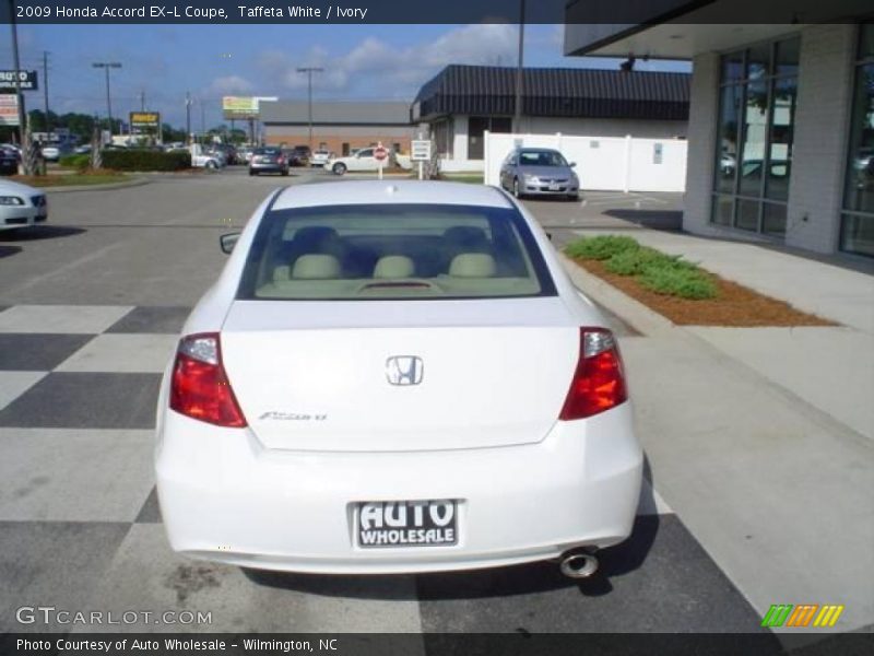 Taffeta White / Ivory 2009 Honda Accord EX-L Coupe