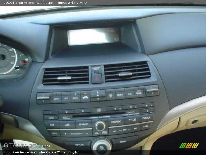 Taffeta White / Ivory 2009 Honda Accord EX-L Coupe