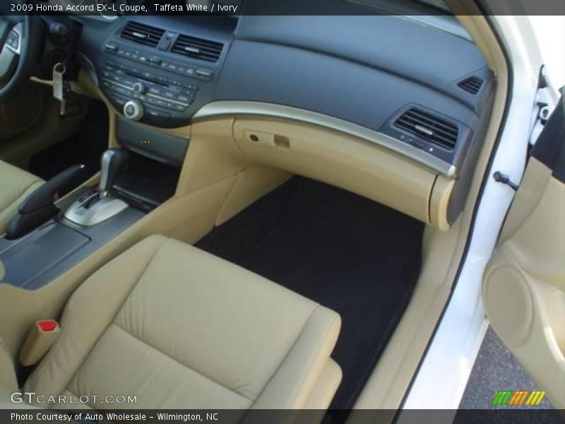 Taffeta White / Ivory 2009 Honda Accord EX-L Coupe