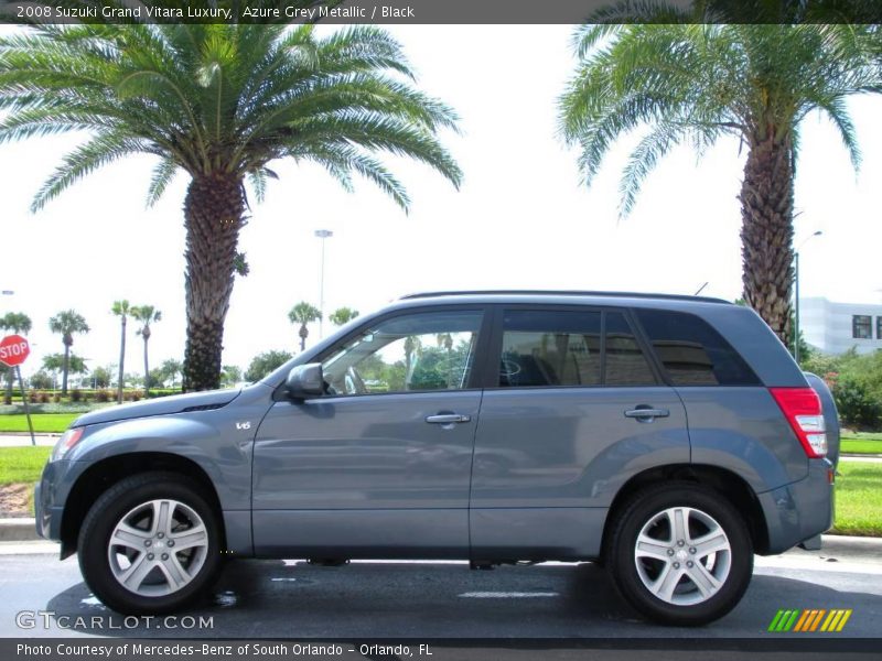 Azure Grey Metallic / Black 2008 Suzuki Grand Vitara Luxury