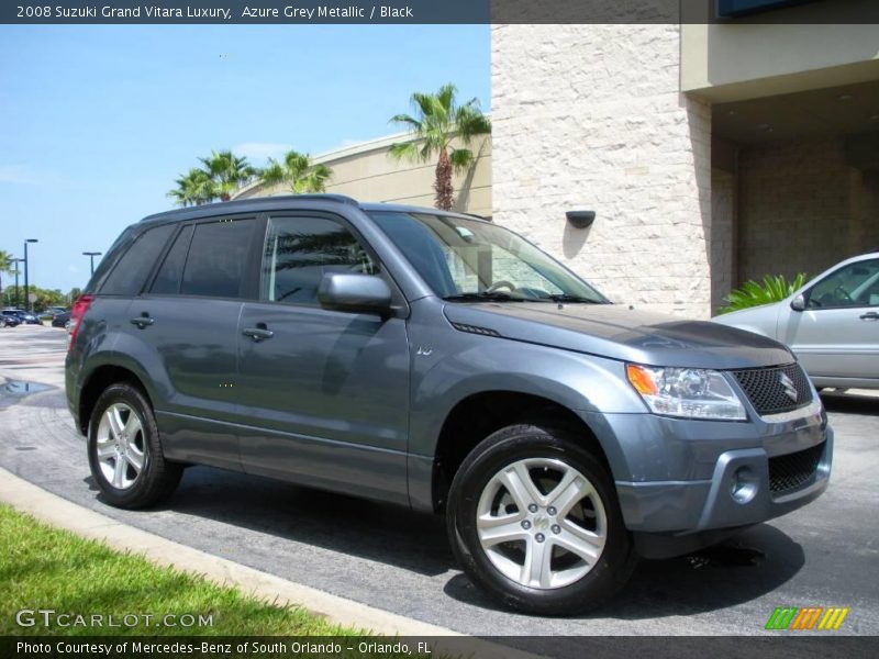 Azure Grey Metallic / Black 2008 Suzuki Grand Vitara Luxury