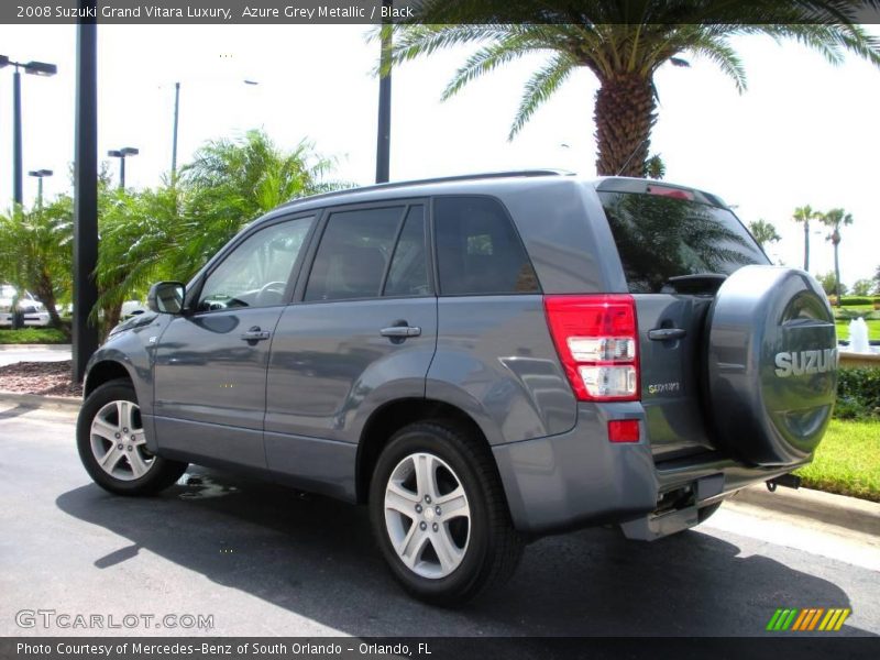 Azure Grey Metallic / Black 2008 Suzuki Grand Vitara Luxury