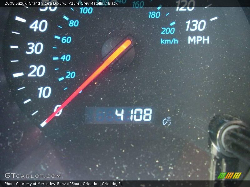Azure Grey Metallic / Black 2008 Suzuki Grand Vitara Luxury