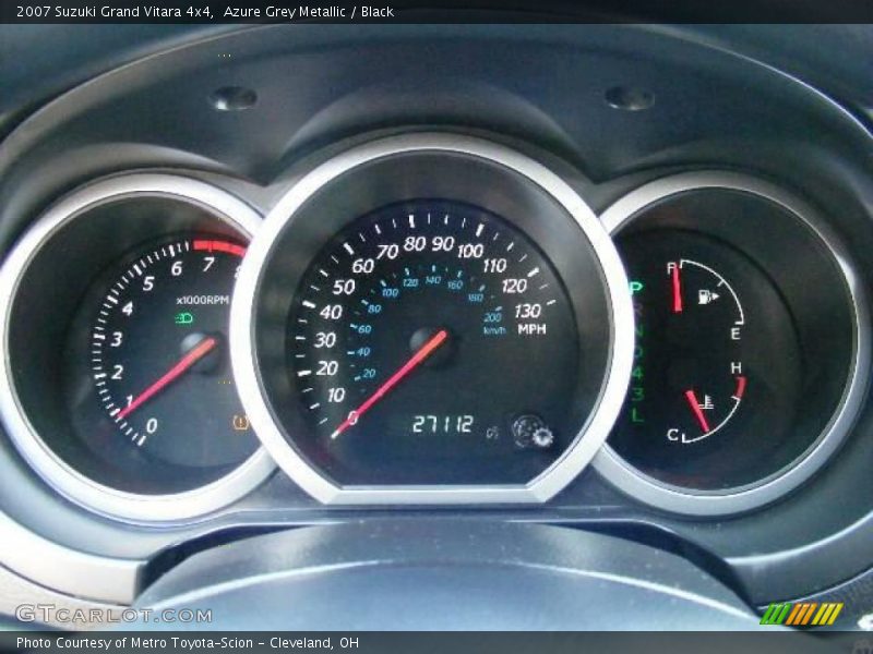 Azure Grey Metallic / Black 2007 Suzuki Grand Vitara 4x4