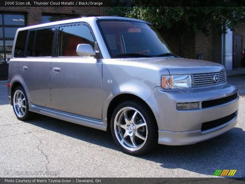 Thunder Cloud Metallic / Black/Orange 2006 Scion xB