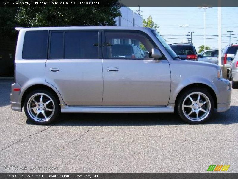 Thunder Cloud Metallic / Black/Orange 2006 Scion xB