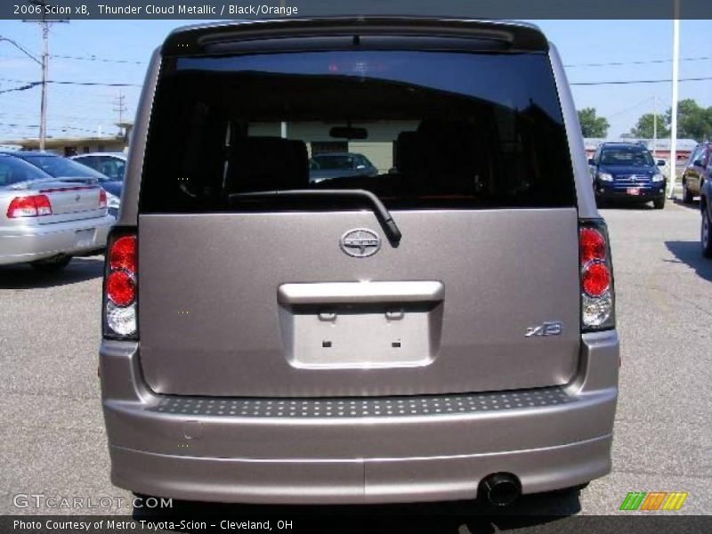 Thunder Cloud Metallic / Black/Orange 2006 Scion xB