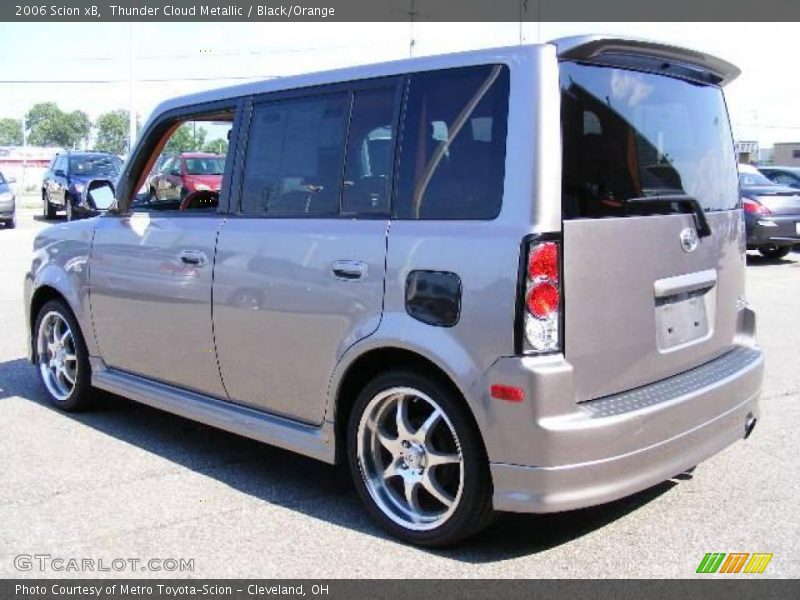 Thunder Cloud Metallic / Black/Orange 2006 Scion xB