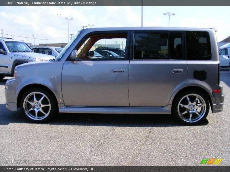 Thunder Cloud Metallic / Black/Orange 2006 Scion xB
