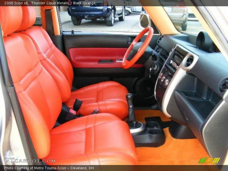Thunder Cloud Metallic / Black/Orange 2006 Scion xB