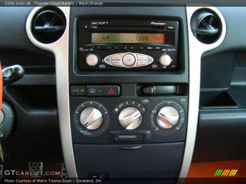 Thunder Cloud Metallic / Black/Orange 2006 Scion xB