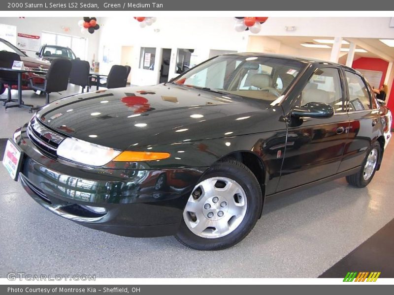 Green / Medium Tan 2000 Saturn L Series LS2 Sedan
