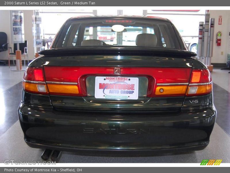 Green / Medium Tan 2000 Saturn L Series LS2 Sedan