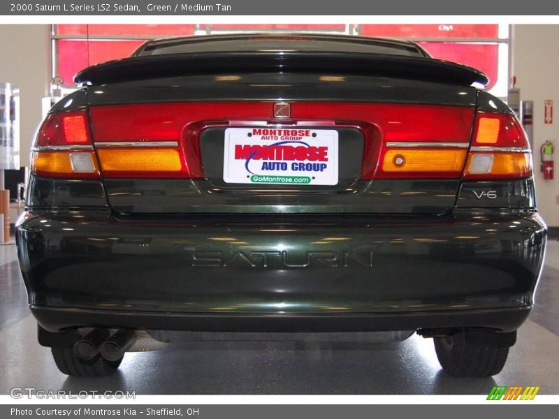 Green / Medium Tan 2000 Saturn L Series LS2 Sedan