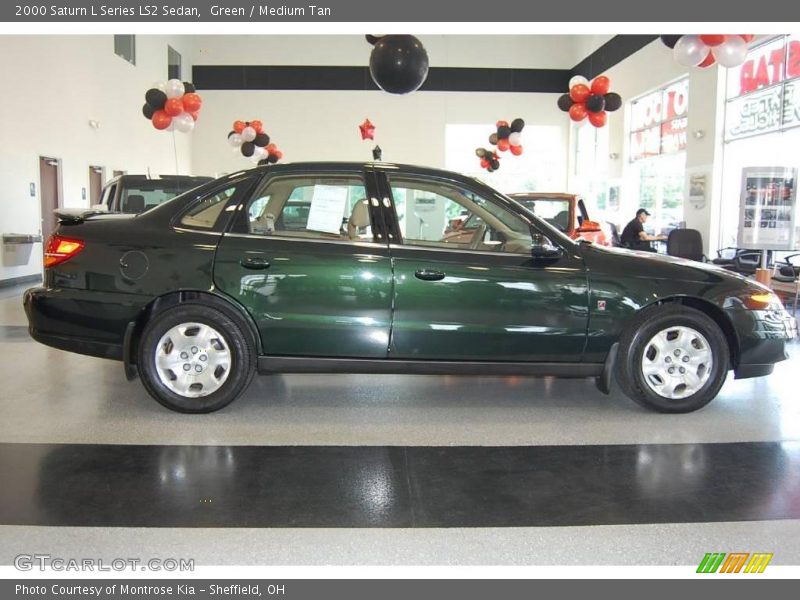 Green / Medium Tan 2000 Saturn L Series LS2 Sedan
