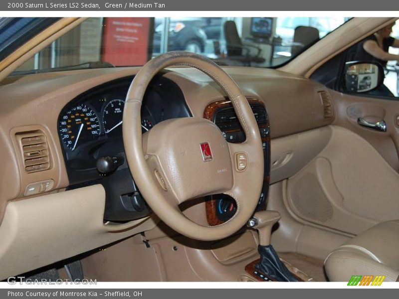 Green / Medium Tan 2000 Saturn L Series LS2 Sedan
