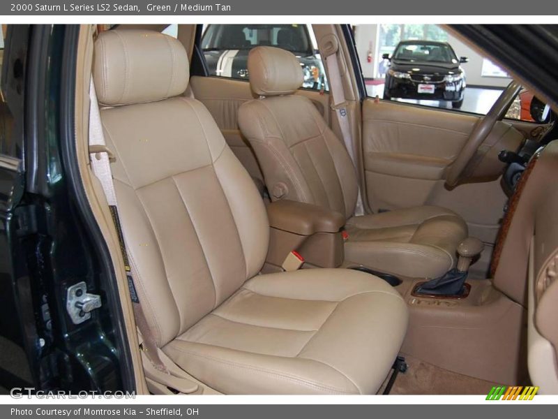 Green / Medium Tan 2000 Saturn L Series LS2 Sedan