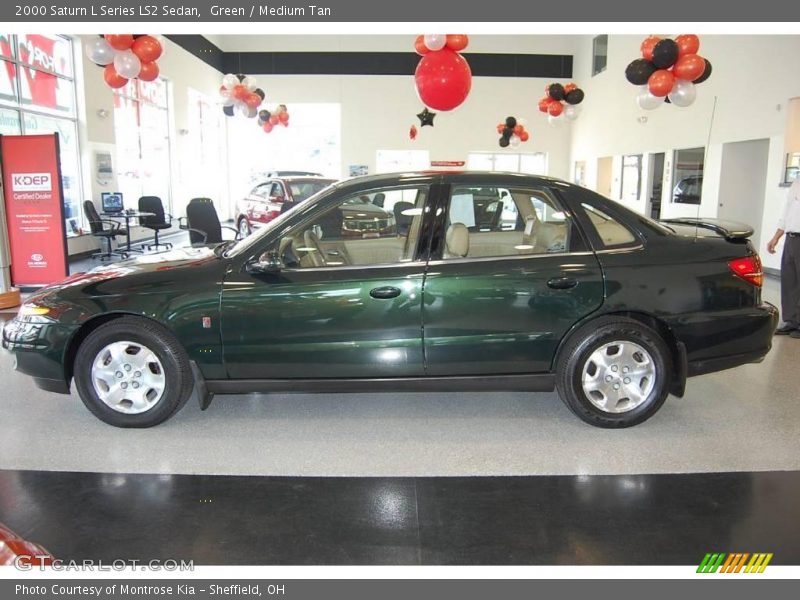 Green / Medium Tan 2000 Saturn L Series LS2 Sedan