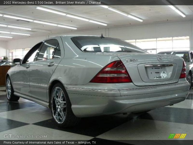 Brilliant Silver Metallic / Charcoal 2002 Mercedes-Benz S 500 Sedan