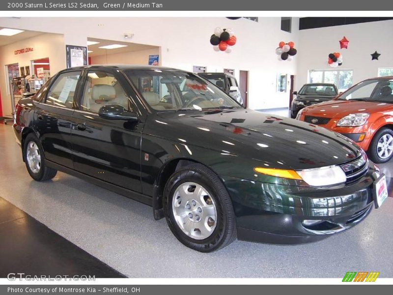 Green / Medium Tan 2000 Saturn L Series LS2 Sedan