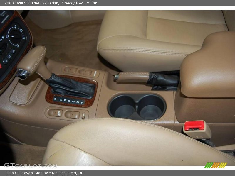 Green / Medium Tan 2000 Saturn L Series LS2 Sedan