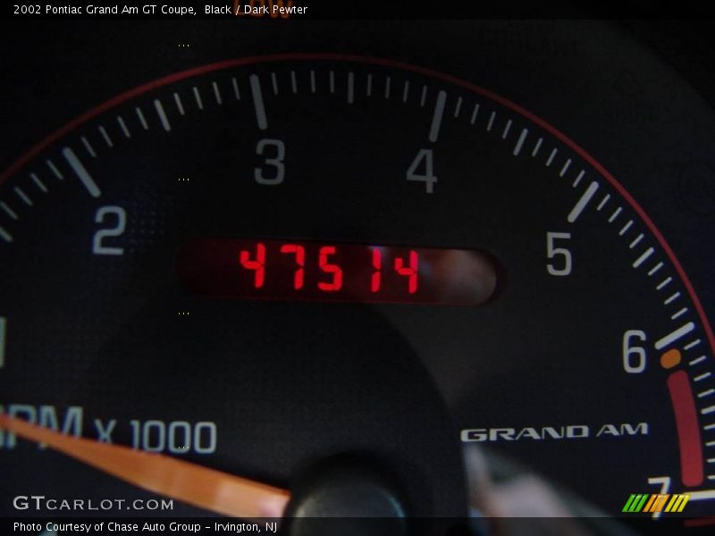 Black / Dark Pewter 2002 Pontiac Grand Am GT Coupe