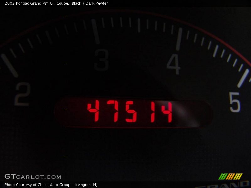 Black / Dark Pewter 2002 Pontiac Grand Am GT Coupe
