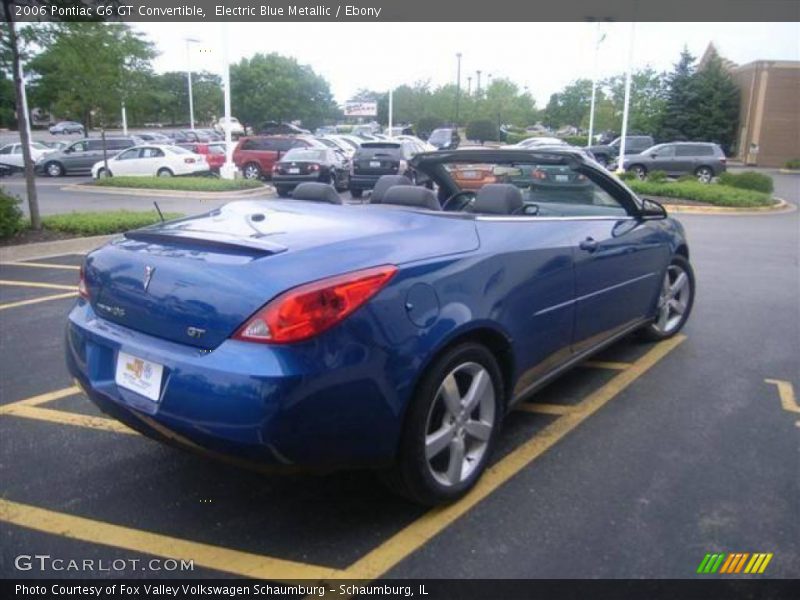 Electric Blue Metallic / Ebony 2006 Pontiac G6 GT Convertible