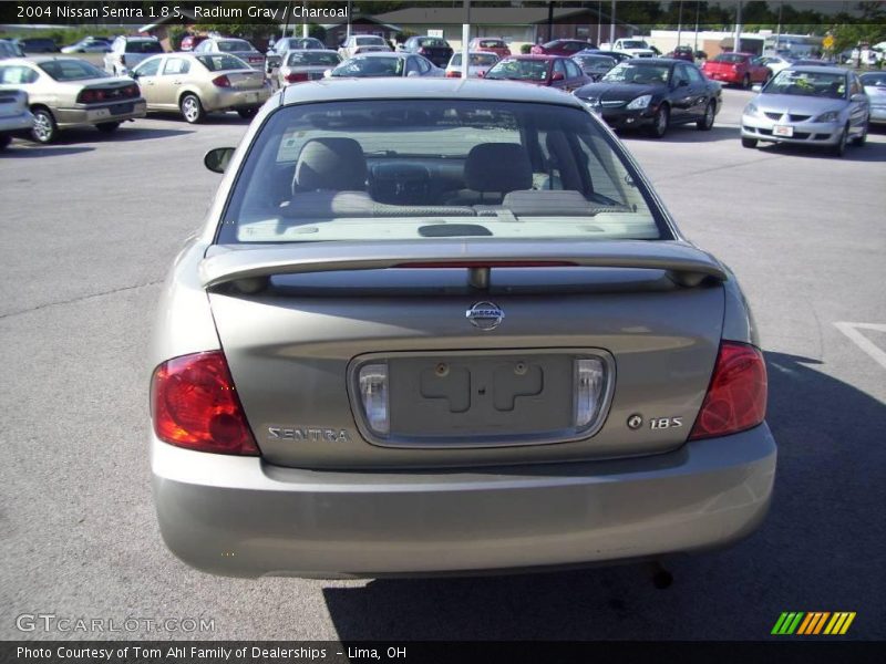 Radium Gray / Charcoal 2004 Nissan Sentra 1.8 S