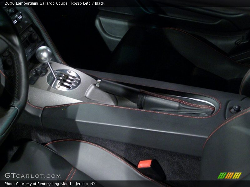 Rosso Leto / Black 2006 Lamborghini Gallardo Coupe