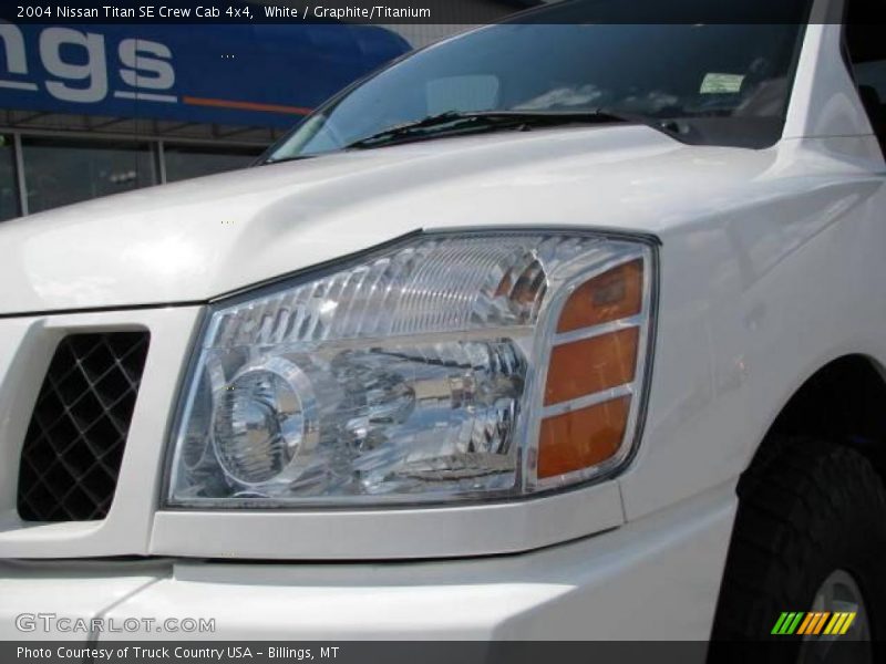 White / Graphite/Titanium 2004 Nissan Titan SE Crew Cab 4x4