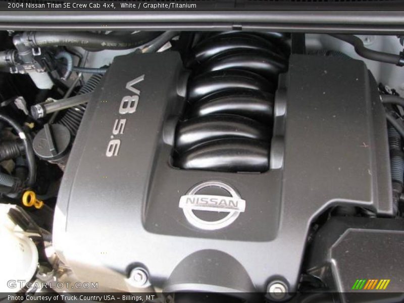 White / Graphite/Titanium 2004 Nissan Titan SE Crew Cab 4x4