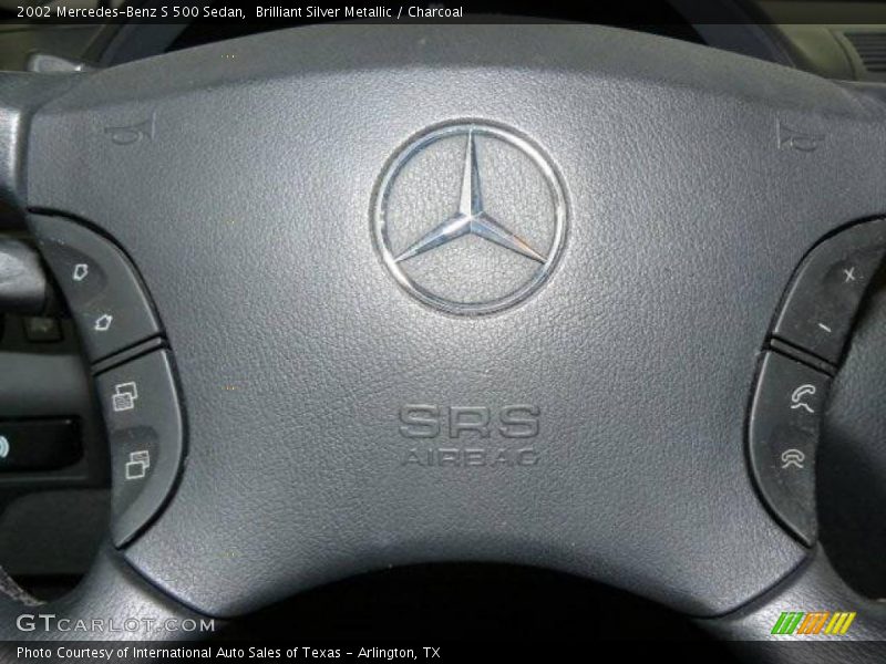 Brilliant Silver Metallic / Charcoal 2002 Mercedes-Benz S 500 Sedan