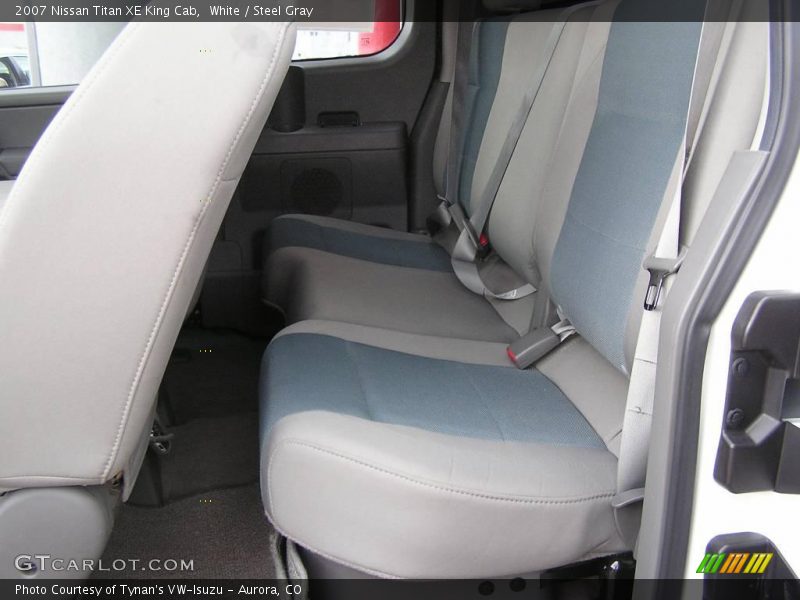 White / Steel Gray 2007 Nissan Titan XE King Cab