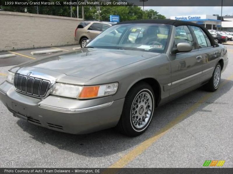 Medium Grey Metallic / Light Graphite 1999 Mercury Grand Marquis GS