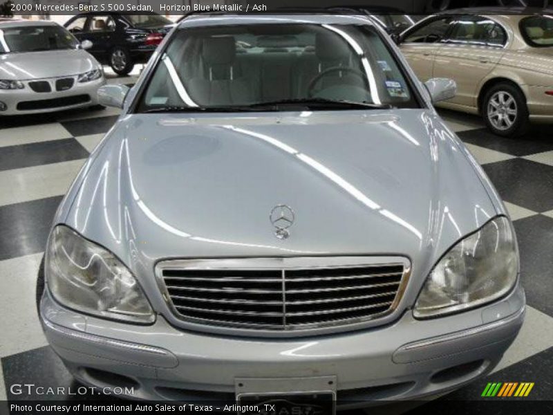 Horizon Blue Metallic / Ash 2000 Mercedes-Benz S 500 Sedan