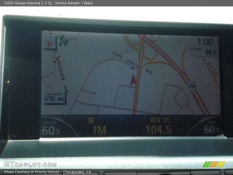 Smoke Metallic / Black 2005 Nissan Maxima 3.5 SL
