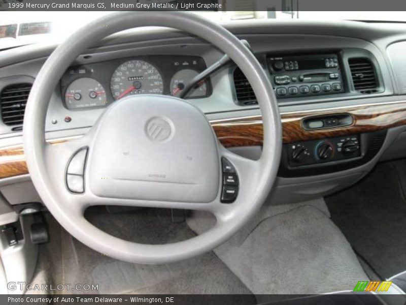 Medium Grey Metallic / Light Graphite 1999 Mercury Grand Marquis GS