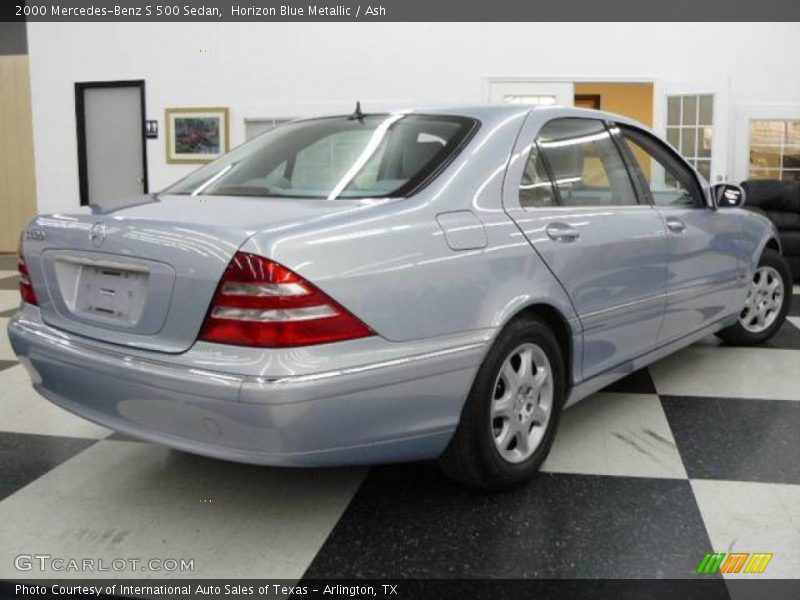 Horizon Blue Metallic / Ash 2000 Mercedes-Benz S 500 Sedan