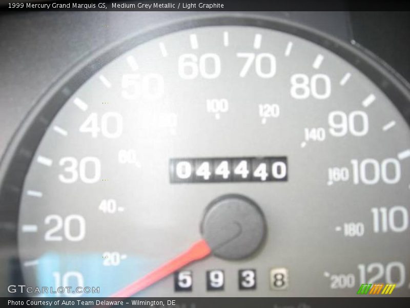 Medium Grey Metallic / Light Graphite 1999 Mercury Grand Marquis GS
