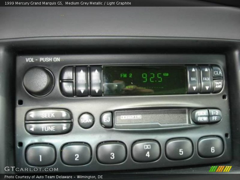 Medium Grey Metallic / Light Graphite 1999 Mercury Grand Marquis GS