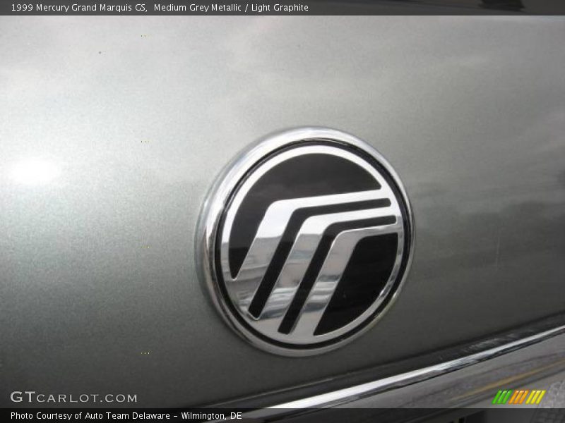 Medium Grey Metallic / Light Graphite 1999 Mercury Grand Marquis GS