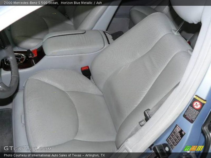 Horizon Blue Metallic / Ash 2000 Mercedes-Benz S 500 Sedan