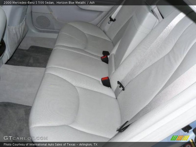 Horizon Blue Metallic / Ash 2000 Mercedes-Benz S 500 Sedan