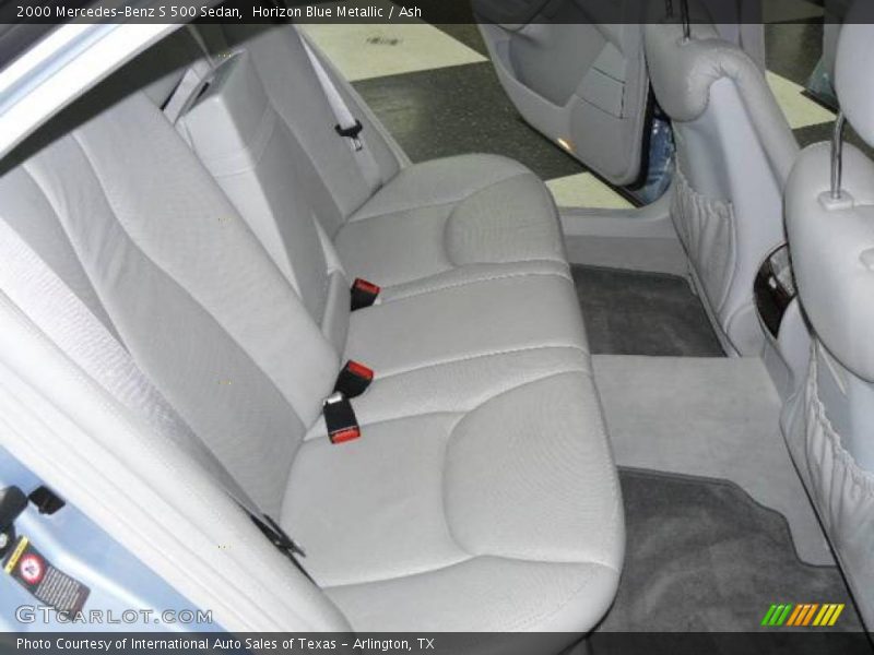 Horizon Blue Metallic / Ash 2000 Mercedes-Benz S 500 Sedan