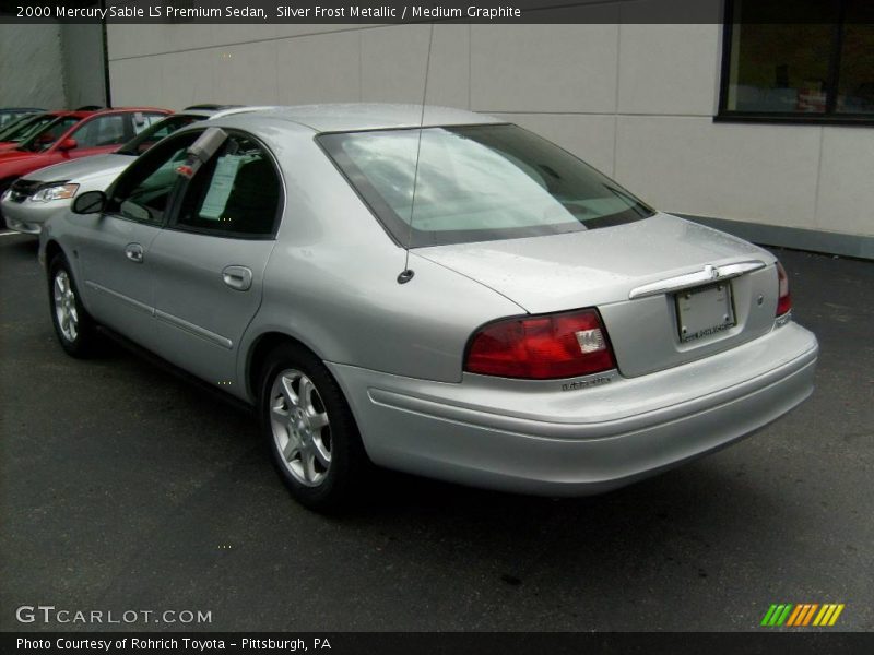 Silver Frost Metallic / Medium Graphite 2000 Mercury Sable LS Premium Sedan