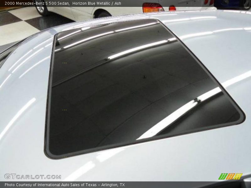 Horizon Blue Metallic / Ash 2000 Mercedes-Benz S 500 Sedan