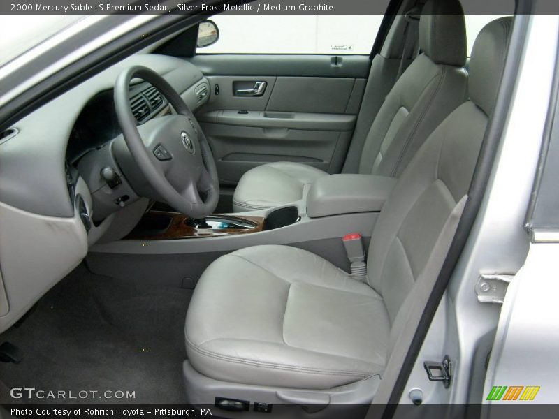 Silver Frost Metallic / Medium Graphite 2000 Mercury Sable LS Premium Sedan