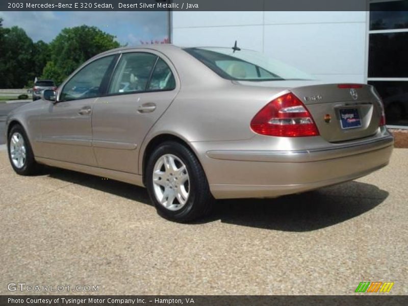Desert Silver Metallic / Java 2003 Mercedes-Benz E 320 Sedan