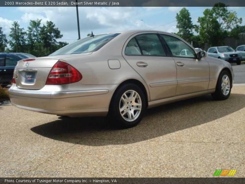 Desert Silver Metallic / Java 2003 Mercedes-Benz E 320 Sedan